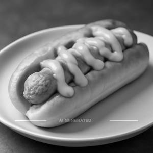 Chicken cheese hot dog