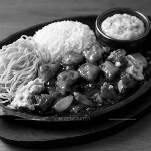 Paneer Black Pepper Sizzler