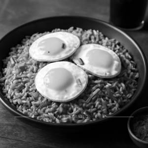 Anda Schezwan Fried Rice