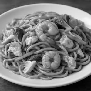 Noodles seafood