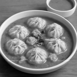 Paneer gravy momos