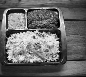 Gee Rice With Beef Cury + Paripp