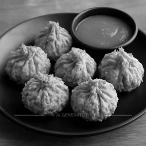 Veg Kurkure Momos [6 pieces]