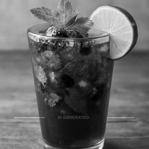 Black currant mojito