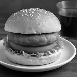 Aloo patty burger
