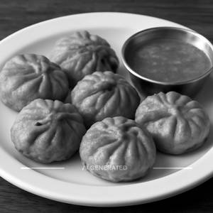 Veg fried momos [6 pieces]