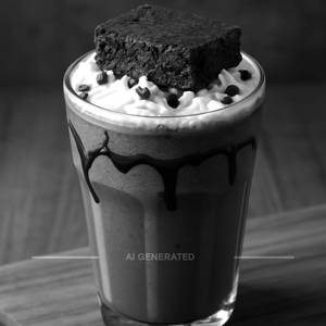 Chocolate Brownie Milk Shake