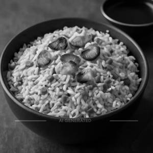 Burnt garlic rice