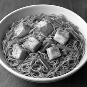 Paneer noodles