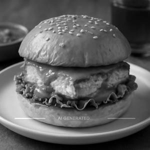 Paneer makhani burger