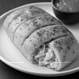 Chicken Stuffed Garlic Bread