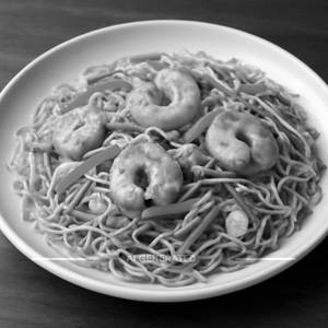 Prawns Singapore Noodles
