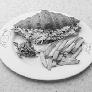 Non Veg Filled Croissant