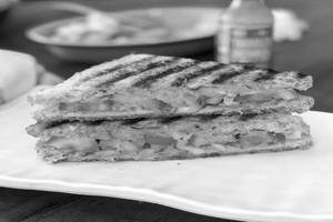 White Spicy Potato Grilled Sandwich