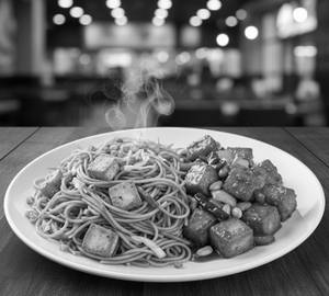 Tamam Special Paneer Noodles + Kung Pao Paneer