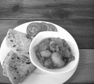 Alu Tomato 4 Chapati