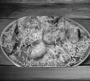 Egg Biryani Half