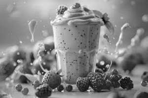 Black Current Milkshake