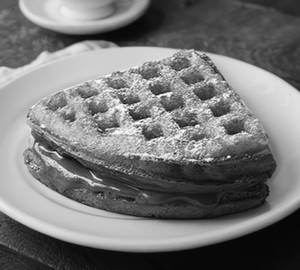 Milk Chocolate Drizzle Waffle