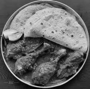 Chicken Masala + 4 Roti            