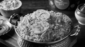 Charcoal Egg Mini Biryani Bowl