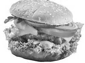 Aloo tikki burger with cheese