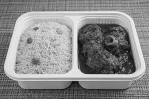 Basanti Pulao With Mutton Kosha [2 Pcs]