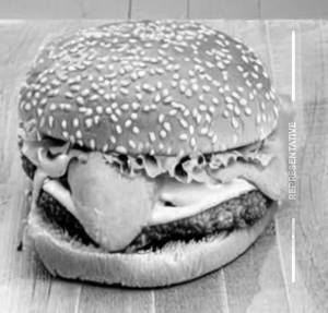 Chicken Schezwan Burger