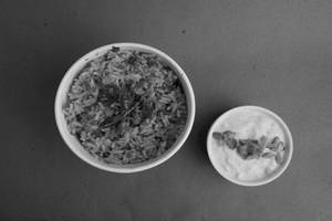 Tomato Rice With Raita