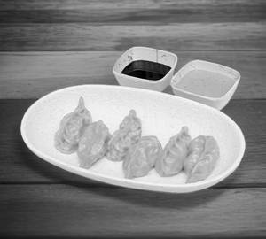 Paneer & nushroom dumling   [6 pc]