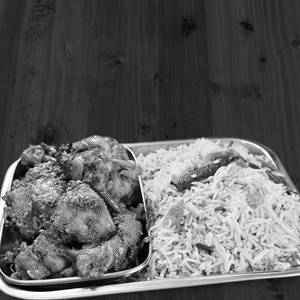 Bagara Rice +Boneless Fry
