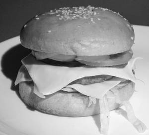 Chicken Schezwan Burger