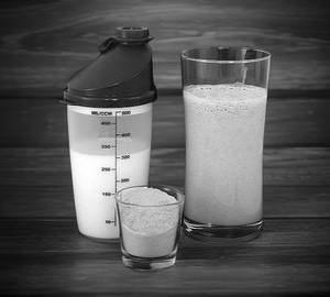 Whey Protein Shake With Milk