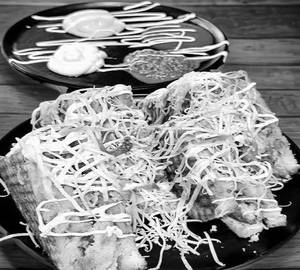 Veg cheese club sandwich