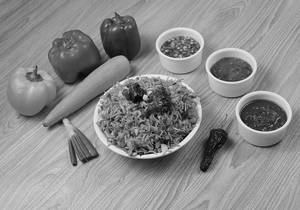 Chicken Singapore Fried Rice