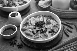 Mixed Vegetables In Schezwan Sauce (full)