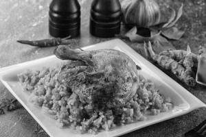 Chicken Leg Thigh With Brown Rice