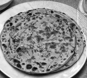 Garlic parantha