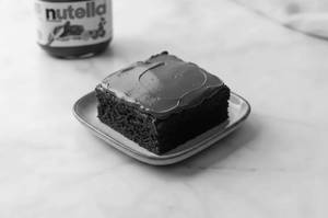 Eggless Nutella Brownie