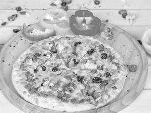 Capsicum & Mushroom Pizza [8 inch]