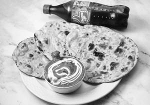 Butter Chicken With 4 Butter Roti And Pepsi [180 Ml]