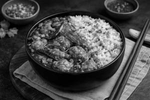 Chicken Manchurian with Choice of Rice Bowl