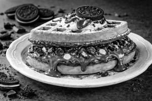 Nutella & Oreo Blast(Belgian Waffles)