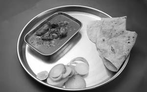 Mutton Curry [250 ml] with 2 Tandoori Roti