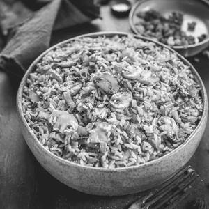 Egg Mushroom Rice
