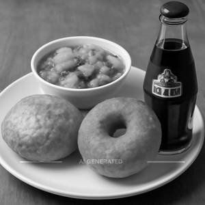 Khasta & Vada [Plate] With Thumbs Up [250 Ml]