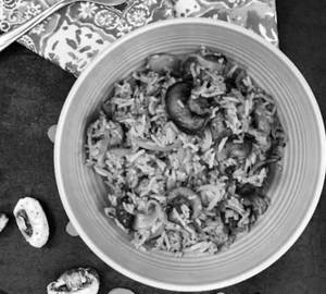 Schezwan Mushroom Fried Rice