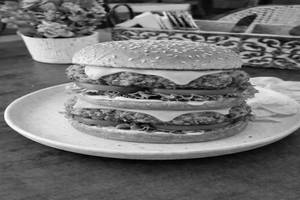 Chicken Double Decker Burger