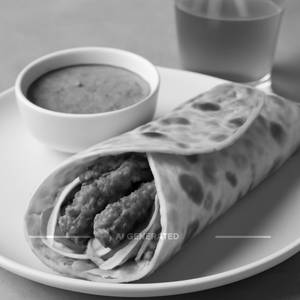 Veg Chap Seekh Roll