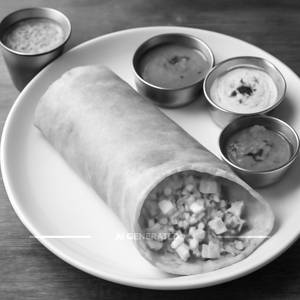 Cheese Paneer Masala Dosa